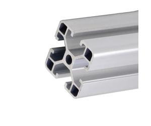 GTPBAO 4040 Anodized Aluminum Profile T Type Slot 40x40mm Linear Square Tube European Standard Silver Extrusion Rail Frame Extruded rail(450mm long)