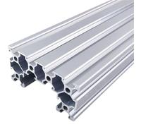 GTPBAO 4080U Industrial Aluminum Profile V Type Slot Extrusion Frame for Machine Bracket Framework Barriers Furniture Extruded rail(900mm)
