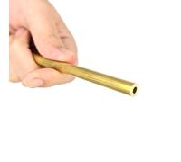 GTPBAO 500mm Length Yellow Brass Tube Capillary Hollow Industrial Pipe OD 10mm 11mm 12mm 13mm 14mm 15mm 16mm 17mm 18mm 19mm Straight(10x0.2x9.6x500mm)