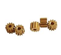 GTPBAO 5pcs 0.4 Module 8 Teeth Small Gear 4x4mm Powder Copper Based Straight Teeth Gear 1mm 1.2mm Tight Fit Shaft Motor Pinion shaft hardware(0.98mm bore 1mm tight fit)