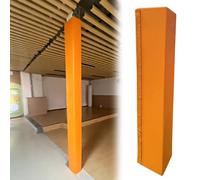 GTPBAO Basement Garage Pole Padding - Orange Basketball Post Pad for Gym School, Wrap Around Foam Square Column Cover, 4Ft(13x13 in)