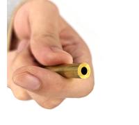 GTPBAO Brass Round Tube DIY Pipe Round Diameter 25mm 18mm 14mm 12mm 10mm 8mm 6mm 4mm Length 500mm Straight(OD 6 x ID 5mm)