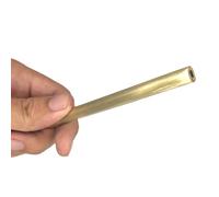 GTPBAO Brass Tube DIY Pipe Round Diameter 2mm 3mm 4mm 18mm 20mm 200mm 300mm 500mm Brass Pipe Straight(3x2x200mm)