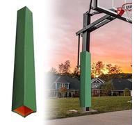 GTPBAO Custom Basketball Hoop Post Padding for Square Pole, Crash Garages & Basement Rod Pads, Volleyball Pole Wrap Mat, Green(7x7 inch)
