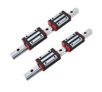 GTPBAO HGR20 Linear Rail Guide Kit 2pcs HGR20 Guide with 4pcs HGH20CA Slide Blocks 20mm Width Linear Motion Slide Rail load rail(450mm 17.72" long)