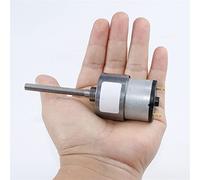 GTPBAO Reduction engine High Torque Motor 37-520 Mini Small High Torque Dc Motor for Electric Vehicle M6 threaded screw Long axis motor rotating variable (Size : 320rpm, Color : 24V)