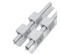 GTPBAO SBR16 Linear Motion Rail Guide 16mm Fully Supported Optical axis Guide with SBR16UU Slide Bearing Carriage for Engraving Machines load rail(800mm 31.5" long)