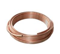 GTPBAO Soft Copper Pipe Tube Coil OD 2mm 3mm 4mm 5mm 6mm 16mm 19mm for Air Conditioning Water Plumbing DIY Model Engineer 1 Meter Straight(8x1.5mm)