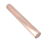 GTPBAO Solid Copper Round Rod Copper Stick for Busbars Connectors Current Transmission Grounding Solution Solid crafting(400mmx20mm)