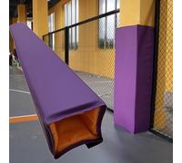 GTPBAO Square Basketball Pole Padding - Basement Post Wraps Column Cover for Gymnasium/Awning/Playground, Tall 5ft/ 1.5m, Purple(15x15 in)