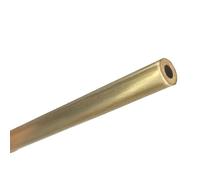 GTPBAO Yellow Brass Tube Capillary Hollow Industrial Pipe OD 10mm 11mm 12mm 13mm 18mm 19mm 500mm Length Straight(10x0.2x9.6x500mm)
