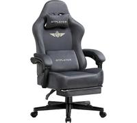 GTPLAYER Gaming Chair GT829 with Footrest Grey
