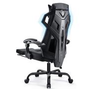 GTPLAYER Gaming Chair GTP310 with Footrest Black