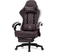 GTPLAYER Gaming Chair LR002 with Footrest Brown