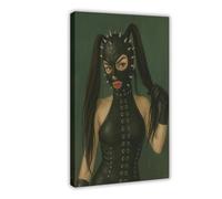 GTQZSAF BDSM Fetish Art- Bold Retro Woman（55） Canvas Poster Bedroom Decor Landscape Office Room Decor Gift 20x30inch(50x75cm)