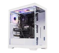GTR Gaming PC | AMD Ryzen 7 5700X | RTX 5060 Ti 8GB | 32GB DDR4 3600MHz | 1TB NVMe SSD | 650W PSU | Windows 11 | Wi-Fi - ARGB Glass Case, White
