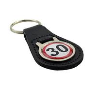GTR-Gifts Road Sign Speed Limit Birthday Age Keyrings in Various Ages (50)