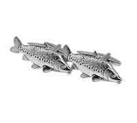 Gtr Men's Cufflinks X2TSBCF36 English Made Mirror Carp Pewter Cufflinks