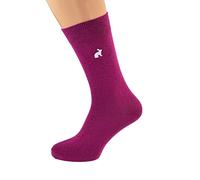 GTR-Prestige Giftware Contemporary Rabbit Design Mens Socks UK Size 5-12 in (Maroon Cranberry)