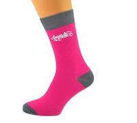 GTR-Prestige Giftware Hot Pink & Grey Unisex Socks F1 Car Racing UK Size 5-12 X6N601