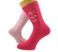 GTR-Prestige Giftware Life is way too short to have matching socks.. Ladies Mismatched Odd Socks UK 4-8 EUR 37-41 X6N555