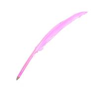 GTR-Prestige Giftware Light Pink Goose Feather Quill Ball Pen XQ03