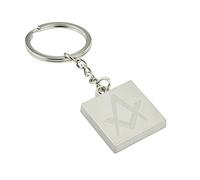 GTR-Prestige Giftware Masonic Silver Engraved Keyring No G