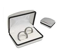 GTR-Prestige Giftware Personalised Chrome Finish Slimline Engraved Ring Box XRB01-ENGRAVED (PLEASE SEE INSTRUCTIONS ON LISTING)