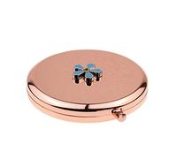 GTR-Prestige Giftware Rose Gold Handbag Mirror with Forget Me Not Design Presented in an Organza Bag - XNS001-FMN