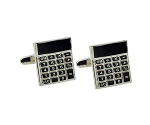 GTR-Prestige Giftware Silver Calculator Cufflinks X2AJ723