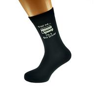GTR-Prestige Giftware X6N362 Trust Me I'm a Bus Driver Mens Black Novelty Socks UK Size 5-12 Vinyl Print