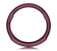 GTRFDGHT Car Steering Wheel Cover for Dacia Dokker Van 2013-2017, Universal leather Steering Wheel Protecter Anti-Slip Breathable Steering Wheel Cover,Punch style-D-O