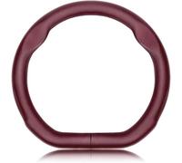 GTRFDGHT Car Steering Wheel Cover for Dodge Avenger Calibre, Universal leather Steering Wheel Protecter Anti-Slip Breathable Steering Wheel Cover,Classic style-A-D