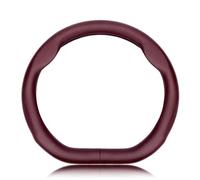 GTRFDGHT Car Steering Wheel Cover for Ford Puma MK2 ST/ST-Line X 2020-2023 2024 2025, Universal leather Steering Wheel Protecter Anti-Slip Breathable Steering Wheel Cover,Punch style-D-D