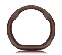 GTRFDGHT Car Steering Wheel Cover for Mitsubishi Outlander ASX Eclipse Cross Lancer, Universal leather Steering Wheel Protecter Anti-Slip Breathable Steering Wheel Cover,Punch style-C-D