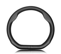 GTRFDGHT Car Steering Wheel Cover for VW Bora Jetta 2006-2025, Universal leather Steering Wheel Protecter Anti-Slip Breathable Steering Wheel Cover,Punch style-A-D
