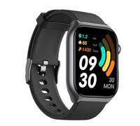 GTS7-Pro Women’s & Men’s Flagship Smartwatch for Android & iOS - 2” HD Touch Screen-Built-in Bluetooth, GPS & Alexa Technology-IP67 Waterproof-Health & Fitness Tracker - (BLK) Silicone