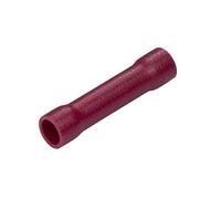 GTSE 100 Pack of Red Butt Connectors - 3.3mm - Premium Pre-insulated Crimp Terminals
