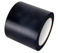 GTSE 100mm x 33m, Black, Wide PVC Vinyl Floor Tape, 1 Roll, Safety Marking Tape, 0.15mm Thick, Suitable for Dance Floors, Gyms, Warehouse, Sports Industry