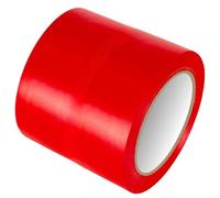 GTSE 100mm x 33m, Red, Wide PVC Lane Floor Tape, 1 Roll, Safety Line Marking Tape, 0.15mm Thick, Suitable for Dance Floors, Gyms, Warehouse, Sports Industry