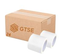 GTSE 100mm x 33m, White, PVC Floor Tape, 24 Rolls, Safety Marking Tape, 0.15mm Thick, Suitable for Dance Floors, Gyms, Warehouse, Sports Industry