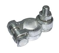 GTSE 2PCS Cargo Car Battery Terminal Clamps, Post Stud & Nut, 10mm, M10 Positive and Negative Pair