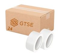GTSE 50mm x 33m, White, PVC Line Marking Tape, 24 Rolls, Safety Marking Tape, 0.15mm Thick, Suitable for Dance Floors, Gyms, Warehouse, Sports Industry