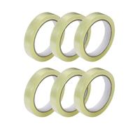 GTSE 6 Pack of Cellotape, 24mm x 66m per roll, Gift Wrap Clear Tape for Christmas and Birthdays, Crafts, Packaging Sellotape, Parcel Tape, Compatible with Dispensers - 6 Rolls