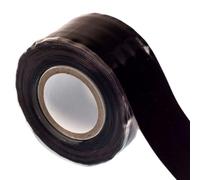 GTSE Black 25mm x 3m Silicon Repair Tape, Self Fusing, Multi-purpose Sealing Insulation Tape, Electrical Tape Repair