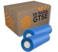 GTSE Blue Electrical Tape, 19mm x 20m, 20 Rolls of Strong Self-Adhesive PVC Insulation Tape for Insulating, Repairing and Protecting Electrical Wires