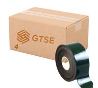 GTSE Car Number Plate Tape, 50mm x 10m, 4 Rolls - Double-Sided Foam Tape for License Plates, Trim, and Badges - Weatherproof and Durable - No Drilling Required
