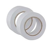 GTSE Clear Double Sided Tape, 50mm (2”) x 33m, Strong Wide Double Sided Sticky Tape for Craft, Scrapbooking and Mounting Photos, 2 Rolls