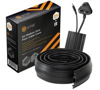 GTSE Floor Cable Cover/Cable Protector, Protect Cables and Prevent Trip Hazards, Black, 2m length, Perfect for Offices, Schools, Factories and Events