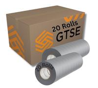 GTSE Grey Electrical Tape, 19mm x 20m, 20 Rolls of Strong Self-Adhesive PVC Insulation Tape for Insulating, Repairing and Protecting Electrical Wires